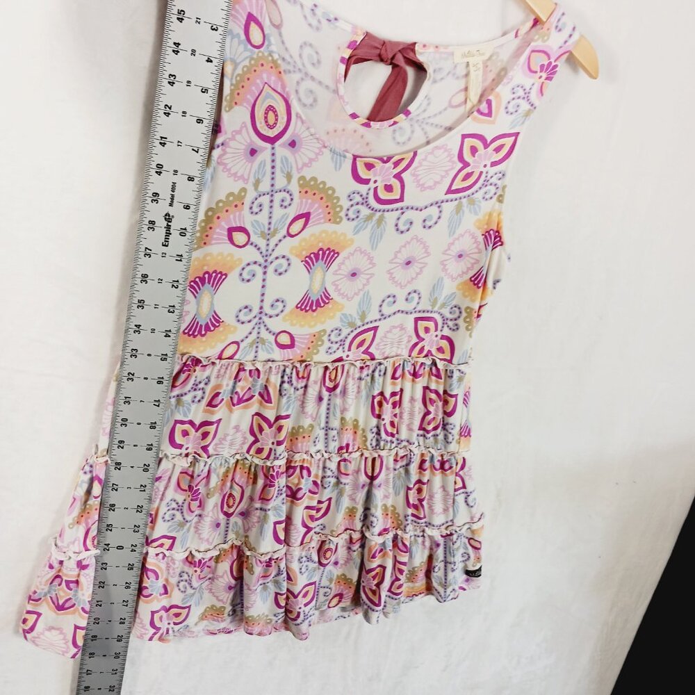 Matilda Jane, Women's Sleeveless, Tiered Top, Floral  Print, Cottage Core, Small - Picture 15 of 16